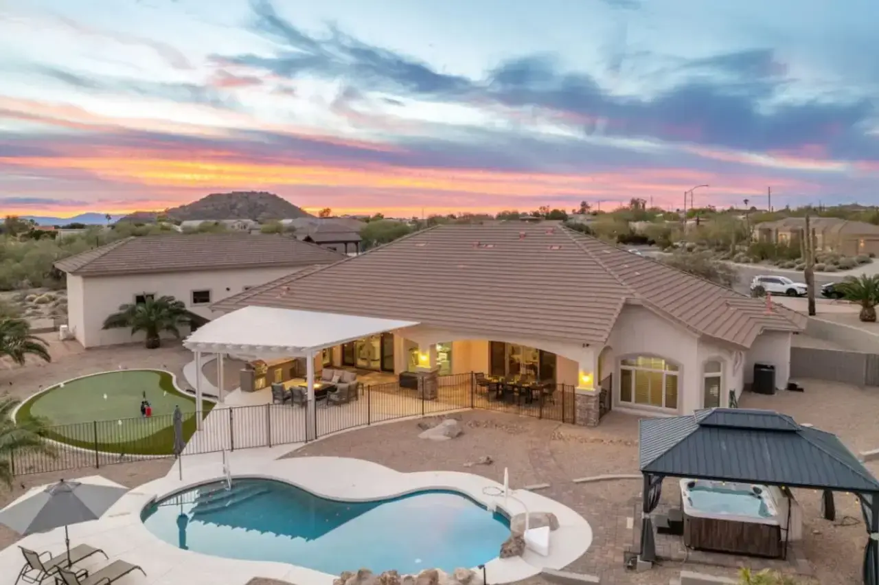 Mesa Backyard Bird Eye View